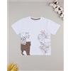 Prénatal T-shirt bimbo bianca stampata