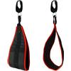 CampTeck U6833 Sling Ab Straps Brache Cinghie per Addominali Imbottite da Appendere con Moschettone per Allenamento Addominali, Fitness, Sollevamento Gambe, Sollevamento Pesi, Palestra - Nero, 1 Paio