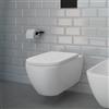evineo ineo5 square WC con scarico sifonico sospeso, BE0953WH, ineo5 bianco [WC > WC Sospesi]