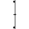 Herzbach Living Spa asta saliscendi, 11.965900.1.12, Living Spa nero opaco [Rubinetteria Bagno > Doccette / Supporti]