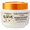 L'Oréal Paris Elseve Olio Straordinario Coco Maschera all'Olio Extra-Fine di Coco Nutrizione Alta Leggerezza per Capelli Normali A Secchi 1 Unità