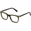 STING Vsj739 Occhiali, Verde Scintillante+Grigio+Verde, 47 Bambini e Ragazzi