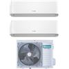 Hisense ENERGY PRO PLUS R32 Climatizzatore a parete dual split inverter Wi-Fi bianco - unità esterna 5.2 kW unità interne 12000+12000 BTU