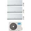 Olimpia Splendid Nexya S4 E R32 Climatizzatore a parete trial split inverter Wi-Fi - unità esterna 6.15 kW unità interne 9000+9000+12000 BTU