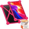 Sovica Custodia tablet 10 pollici universale silicone valida per tutti i tablet pc da 10 presenti sul mercato (Rosa)