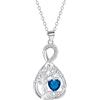 J.MUEN Collana Albero Della Vita Donna Argento 925 Collana Infinito Cuore Ciondolo - Regali originali per Natale,compleanno,anniversario e Festa della Mamma,ideali per moglie,mamma,fidanzata e amici