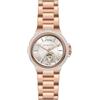 Michael Kors Orologio Camille da donna, movimento automatico a tre lancette, cassa in acciaio inossidabile oro rosa da 33 mm con bracciale in acciaio inossidabile, MK9051