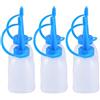 Hapivida 6 Pezzi Flaconi Applicatore Punta 30 Ml Bottiglia di Plastica Vuota Traslucida colla Bottiglia Fai da Te Quilling Mestiere Strumento per Pittura Acrilica Olio Inchiostro Liquido