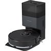 roborock Q7 Max+ Aspirapolvere Robot Lavatrice 4200 Pa con stazione di scarico automatica 2,5 L Robot Aspirapolvere a Navigazione Lidar Mappatura WiFi/Alexa/APP, Aggiornamento S5 Max (nero)