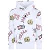 Nike Jordan Felpa da Ragazzo con Cappuccio MJ Essentials Print Bianca Taglia S (128-137 CM) Codice 95C897-782