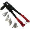 Kippen 1029A - Rivettatrice Manuale in Metallo con Rivetti Assortiti.