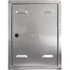 Pikappa 1105A Sportello in Inox per contatore gas, con serratura e chiave a quadrello. Dimensioni 350x450 mm
