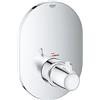 GROHE Grohtherm Special 29096000 - Rubinetto centrale termostatico (impugnatura ergonomica, chiusura di sicurezza preimpostabile tra 35 °C e 43 °C, durevole), cromato