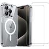EVETANE Cover iPhone 16 Pro Max e 2 schermi di protezione - TPU - Trasparente, excellent