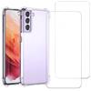 Evetane Cover Galaxy S24 e 2 schermi di protezione - TPU - Trasparente - refurbished