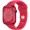 Apple Watch Series 8 (2022) GPS 45 mm - Alluminio Rosso - Cinturino Sport Rosso, fair