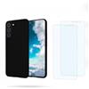 EVETANE Cover Galaxy S22 5G e 2 schermi di protezione - Silicone - Nero - refurbished