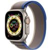 Apple Watch Ultra (2022) GPS + Cellular 49 mm - Titanio Titanio naturale - Trail loop Blu, fair