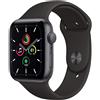 Apple Watch Series SE 1 (2020) GPS 40 mm - Alluminio Grigio Siderale - Cinturino Sport Nero, excellent