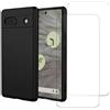 Evetane Cover Google Pixel 7A e 2 schermi di protezione - Silicone - Nero, excellent
