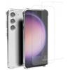 Evetane Cover Galaxy S23 e 2 schermi di protezione - TPU - Trasparente, excellent