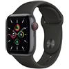 Apple Watch Series SE 1 (2020) GPS + Cellular 40 mm - Alluminio Grigio Siderale - Cinturino Sport Nero, excellent
