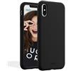 JAYM Cover iPhone X/Xs - Silicone - Nero, excellent