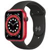 Apple Watch Series 6 (2020) GPS + Cellular 44 mm - Alluminio Rosso - Cinturino Sport Nero, good