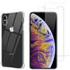 Phonillico Cover iPhone XS MAX e 2 schermi di protezione - TPU - Trasparente, excellent