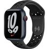 Apple Watch Series 7 (2021) GPS + Cellular 45 mm - Alluminio Mezzanotte - Cinturino Nike Sport Nero, good