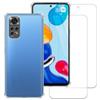EVETANE Cover Xiaomi Redmi Note 11 e 2 schermi di protezione - TPU - Trasparente - refurbished