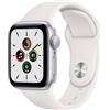 Apple Watch Series SE 2 (2022) GPS + Cellular 40 mm - Alluminio Argento - Cinturino Sport Bianco, excellent