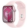 Apple Watch Series 9 (2023) GPS + Cellular 41 mm - Alluminio Rosa - Cinturino Sport Rosa, excellent