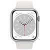Apple Watch Series 8 (2022) GPS 45 mm - Alluminio Argento - Cinturino Sport Bianco, excellent