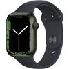 Apple Watch Series 7 (2021) GPS 45 mm - Alluminio Verde - Cinturino Sport Nero, good