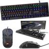 Cortek Tastiera QWERTY Italiano retroilluminata Honeycomb 3325 Kit Mouse and Keyboard - refurbished