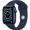 Apple Watch Series 6 (2020) GPS 44 mm - Alluminio Blu - Cinturino Sport Blu, excellent