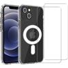 EVETANE Cover iPhone 13 mini e 2 schermi di protezione - TPU - Trasparente - refurbished