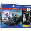 Sony PlayStation 4 Slim 1000GB - Nero + Horizon Zero Dawn + God of War + The Last of Us (Remastered) - refurbished