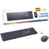 Simpletek Tastiera QWERTY Spagnolo wireless MK-03B - refurbished