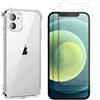 Phonillico Cover iPhone 12 e 2 schermi di protezione - TPU - Trasparente, excellent