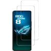 Phonillico Schermo protettivo Asus Rog Phone 8 Vetro temperato - Vetro temperato - Trasparente, excellent
