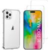 Phonillico Cover iPhone 16 PRO MAX e 2 schermi di protezione - TPU - Trasparente, excellent