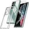 Evetane Cover Galaxy S23 Ultra e 2 schermi di protezione - TPU - Trasparente - refurbished