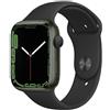 Apple Watch Series 7 (2021) GPS + Cellular 41 mm - Alluminio Verde - Cinturino Sport Nero, good