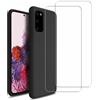 Evetane Cover Galaxy S20 FE e 2 schermi di protezione - Silicone - Nero, excellent