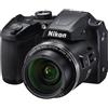 Nikon Fotocamera Bridge compatta Coolpix B500 - Nero + Bridge Nikon Nikkor 40x Wide Optical Zoom Lens ED VR 22.5-900 mm f/3-6.5 f/3-6.5 - refurbished