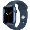 Apple Watch Series 7 (2021) GPS 45 mm - Alluminio Blu - Cinturino Sport Blu, fair
