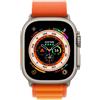 Apple Watch Ultra (2022) GPS + Cellular 49 mm - Titanio Titanio naturale - Alpine loop Arancione, fair