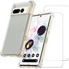 Evetane Cover Google Pixel 7 Pro e 2 schermi di protezione - TPU - Trasparente, excellent